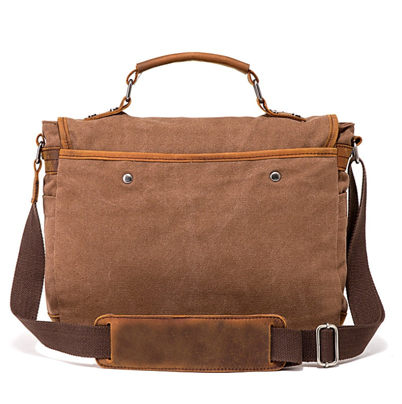 Horse Leather Briefcase - Premium Quality Leather Laptop Bag for Professionals - ArtOm_farm™ LEATHER