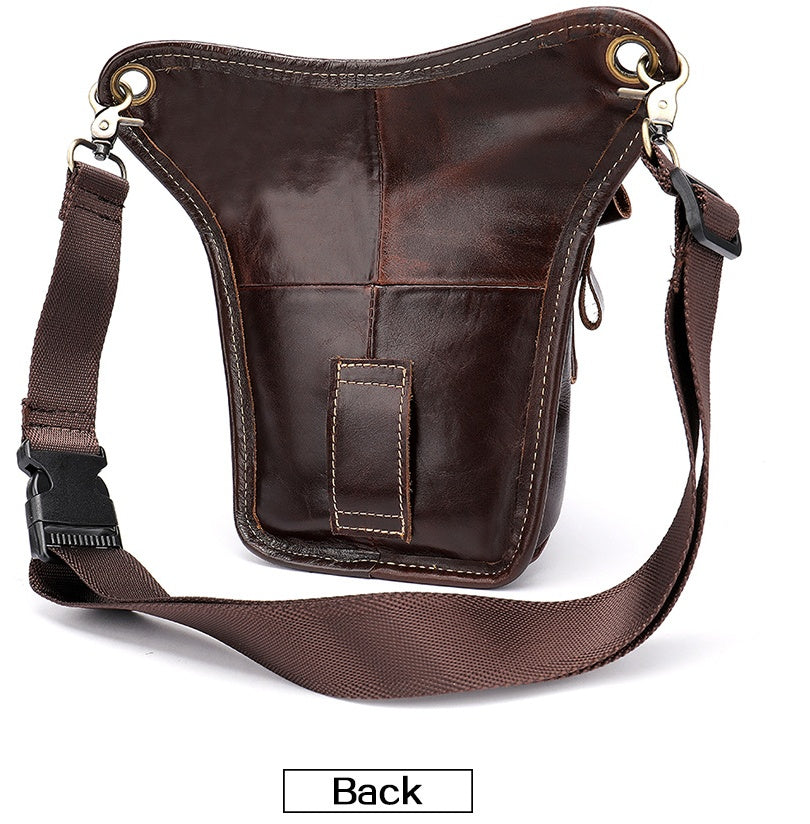 Vintage Leather Crossbody Bag - Timeless Style and Durability - ArtOm_farm™ LEATHER