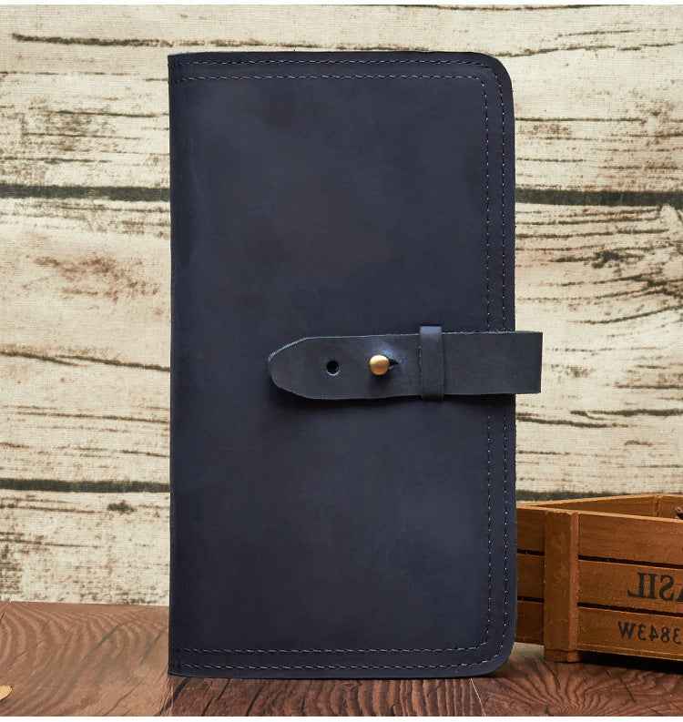 Genuine Leather Crazy Horse Clutch - Stylish Genuine Leather Clutch for Everyday Use - ArtOm_farm™ LEATHER