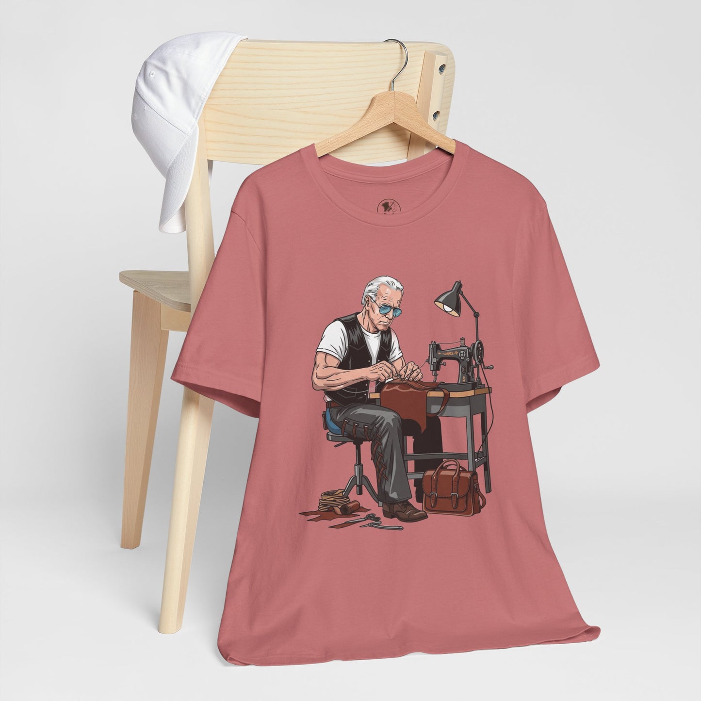 Craftsman Tee for Makers - Perfect Father's Day Gift for Sewing Enthusiasts and Artisan Apparel - ArtOm_farm™ LEATHER