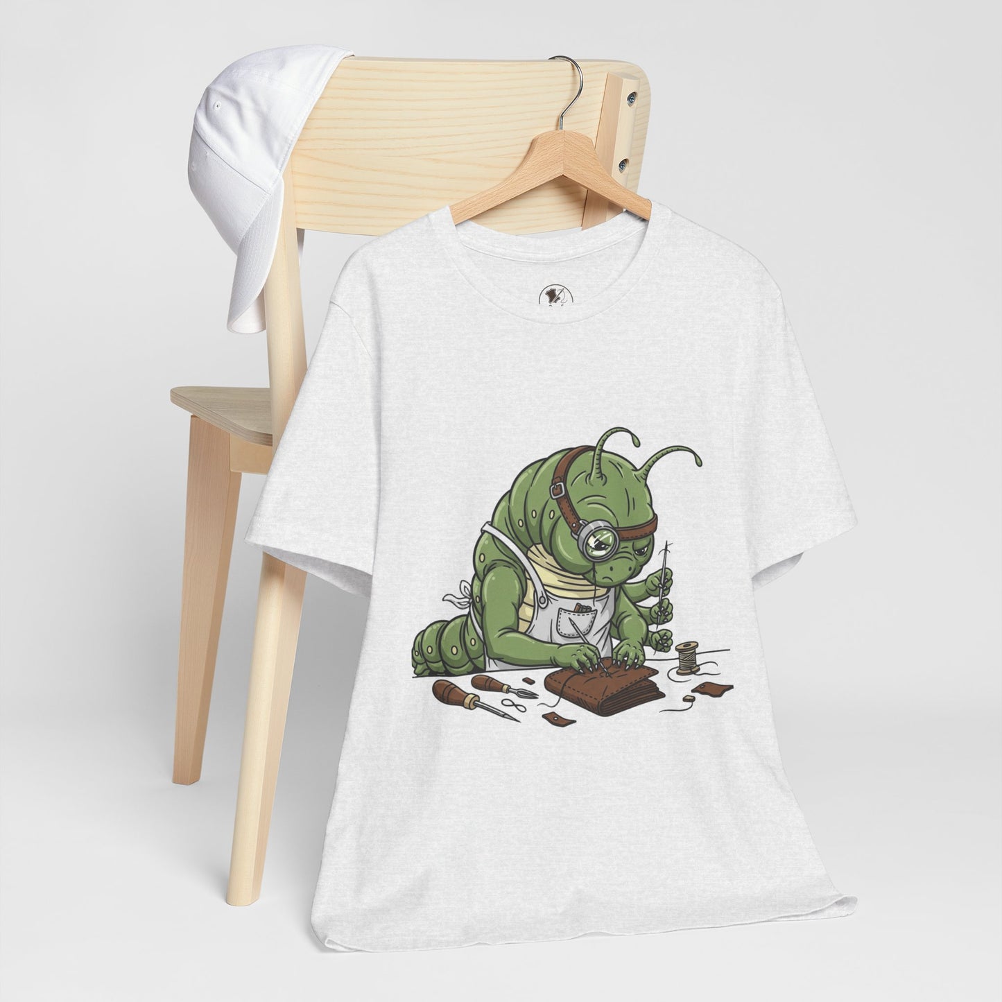 Cute Critter Crafting Tee - Fun Graphic Unisex T-Shirt for Creatives, Perfect Gift for Artsy Individuals - ArtOm_farm™ LEATHER