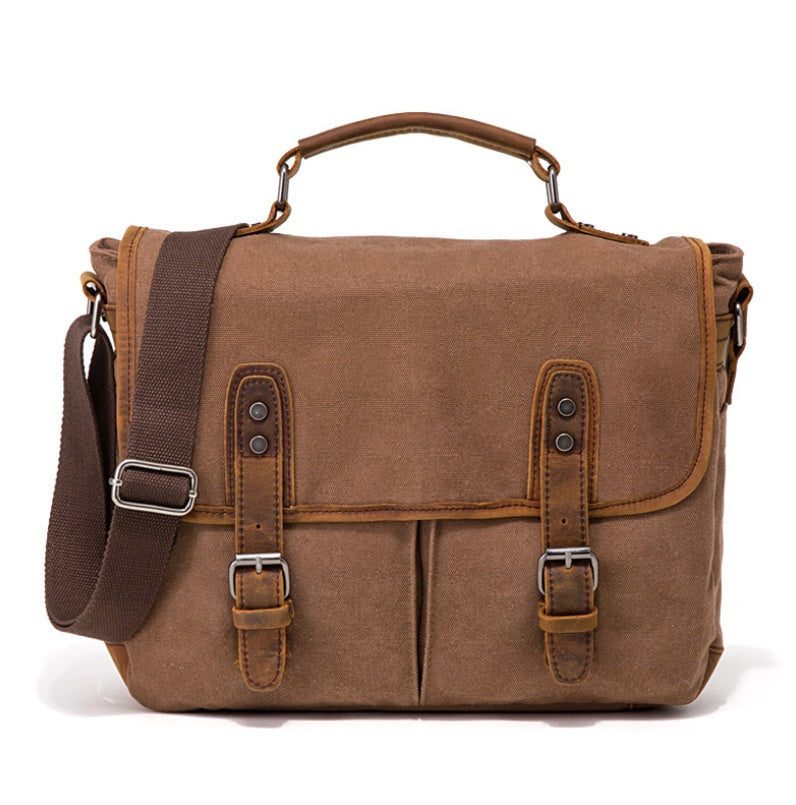 Horse Leather Briefcase - Premium Quality Leather Laptop Bag for Professionals - ArtOm_farm™ LEATHER