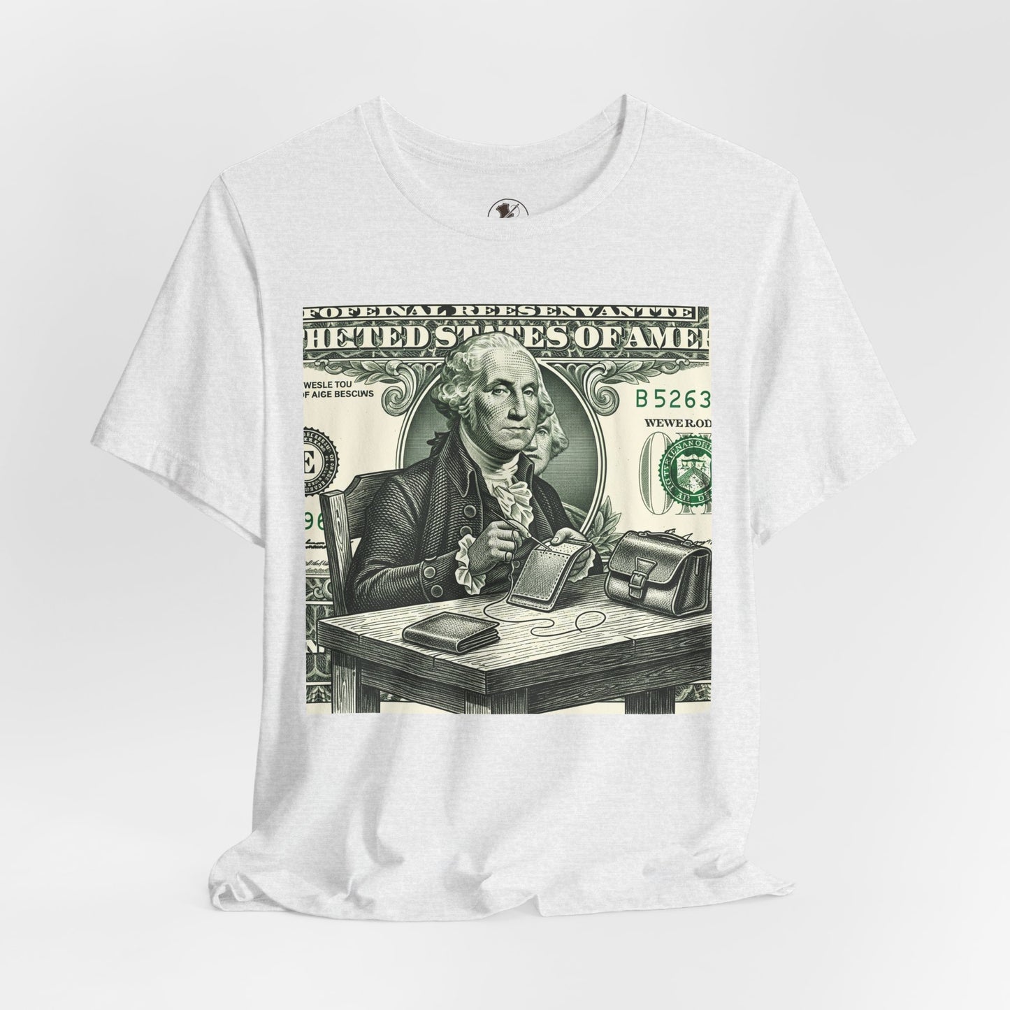 Alexander Hamilton Graphic Tee - Unisex Jersey Shirt for History Lovers, Vintage Style Casual Wear, Great Benjamin Franklin Graphic Tee Gift - ArtOm_farm™ LEATHER