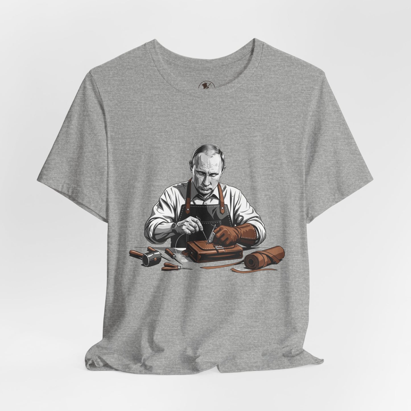 Craftsman Graphic Tee for Artisans, Perfect Birthday Gifts and Everyday Wear - ArtOm_farm™ LEATHER