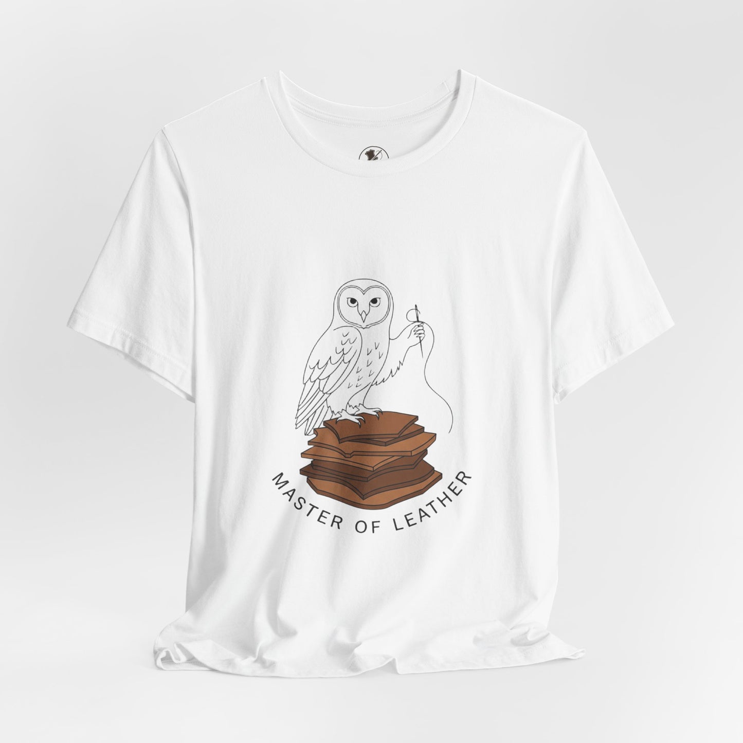 Master of Leather Tee - Ideal for Craftsmen, Creative Gifts, Casual Wear, and Artistic Celebrations - ArtOm_farm™ LEATHER