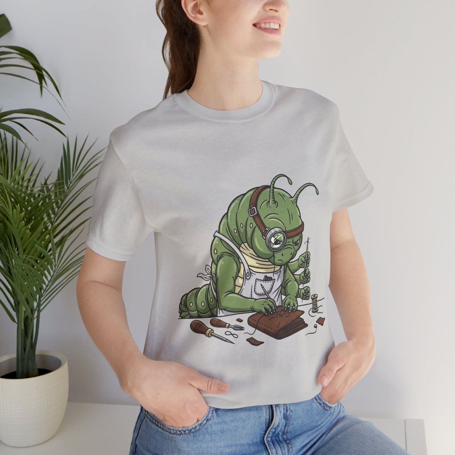 Cute Critter Crafting Tee - Fun Graphic Unisex T-Shirt for Creatives, Perfect Gift for Artsy Individuals - ArtOm_farm™ LEATHER