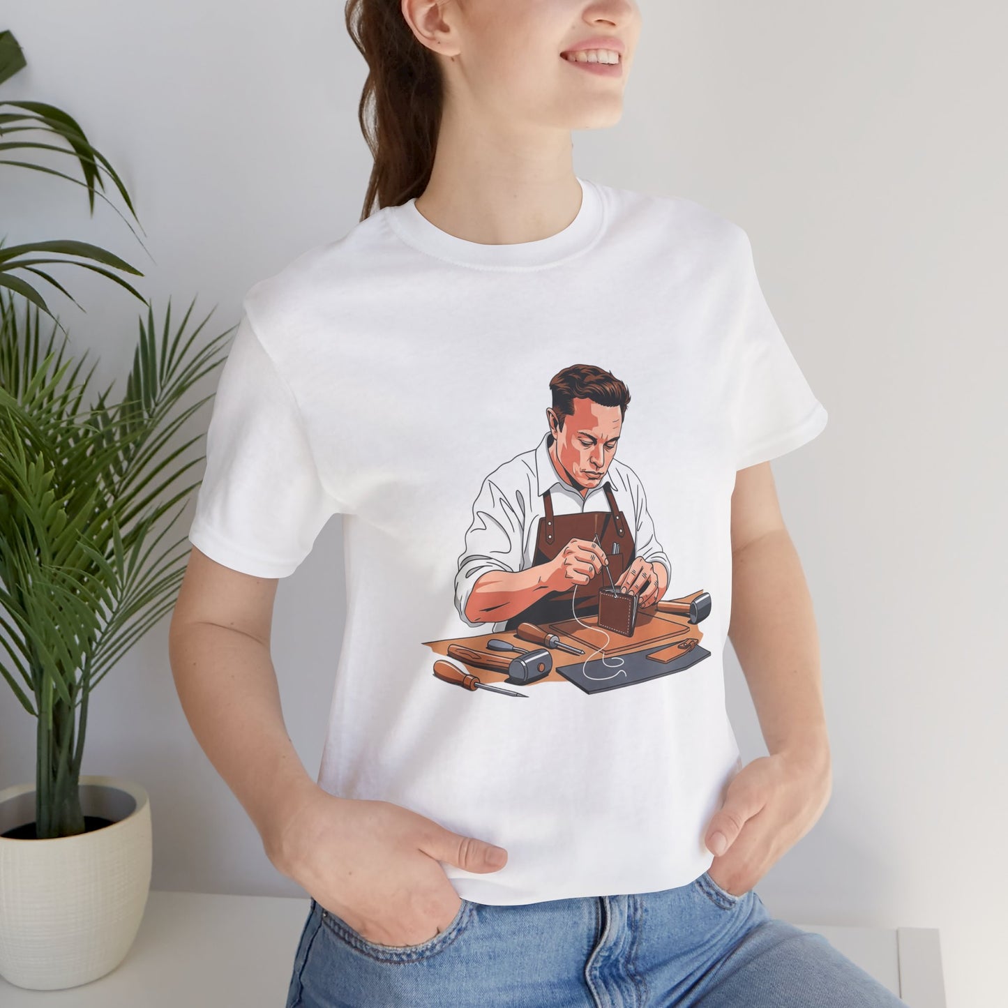 Craftsman Tee - Celebrate Artisanship with the Perfect Gift for Handyman and Father's Day, Ideal for Casual Everyday Wear - ArtOm_farm™ LEATHER