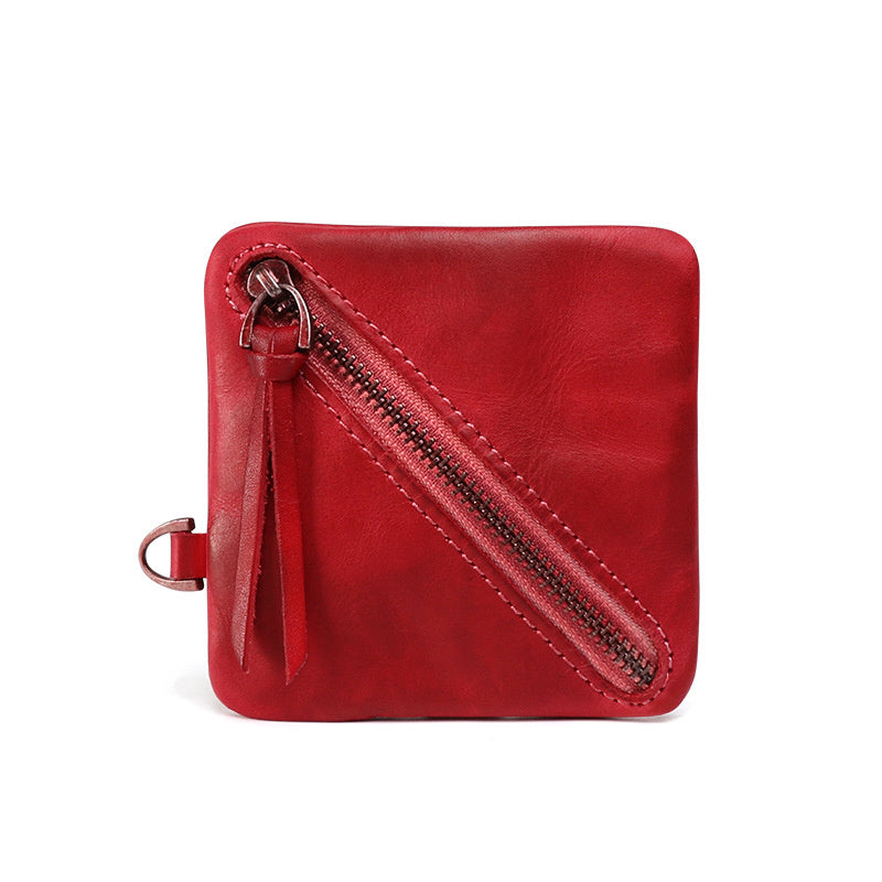 Vintage Leather Wallet - Handmade Artisan Craftsmanship - ArtOm_farm™ LEATHER