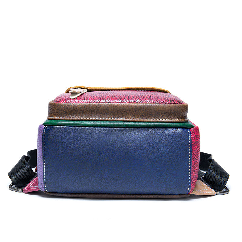 Vintage Leather Backpack - Timeless Style and Durability - ArtOm_farm™ LEATHER