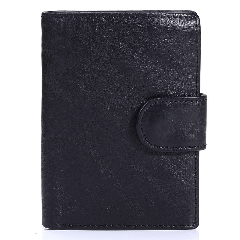 Vintage Leather Coin Purse - Layered Vertical Leather Bag - ArtOm_farm™ LEATHER
