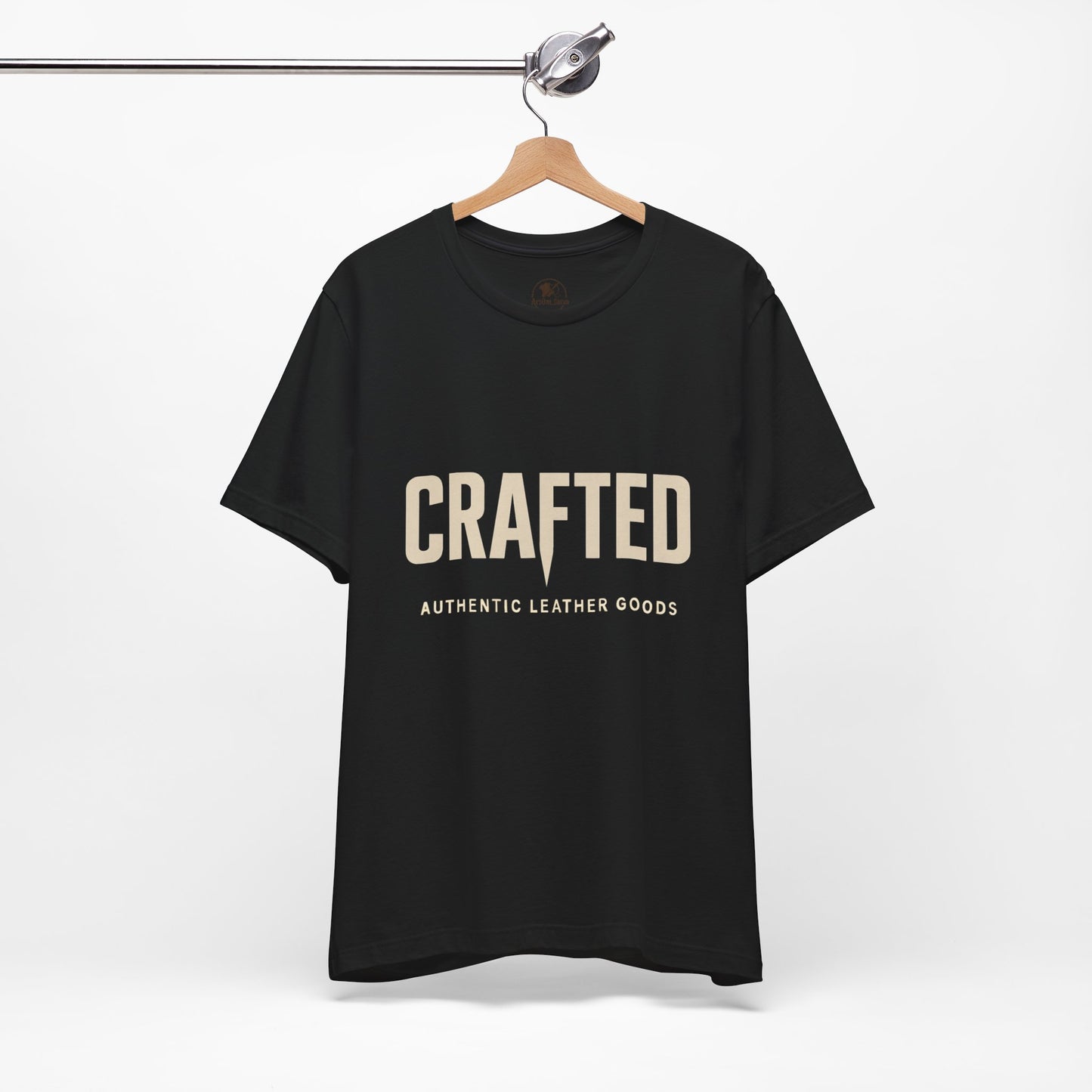 Crafted Leather Goods Tee - Unisex Casual Shirt, Vintage Style Cozy Everyday Wear, Perfect Gift for Him - ArtOm_farm™ LEATHER