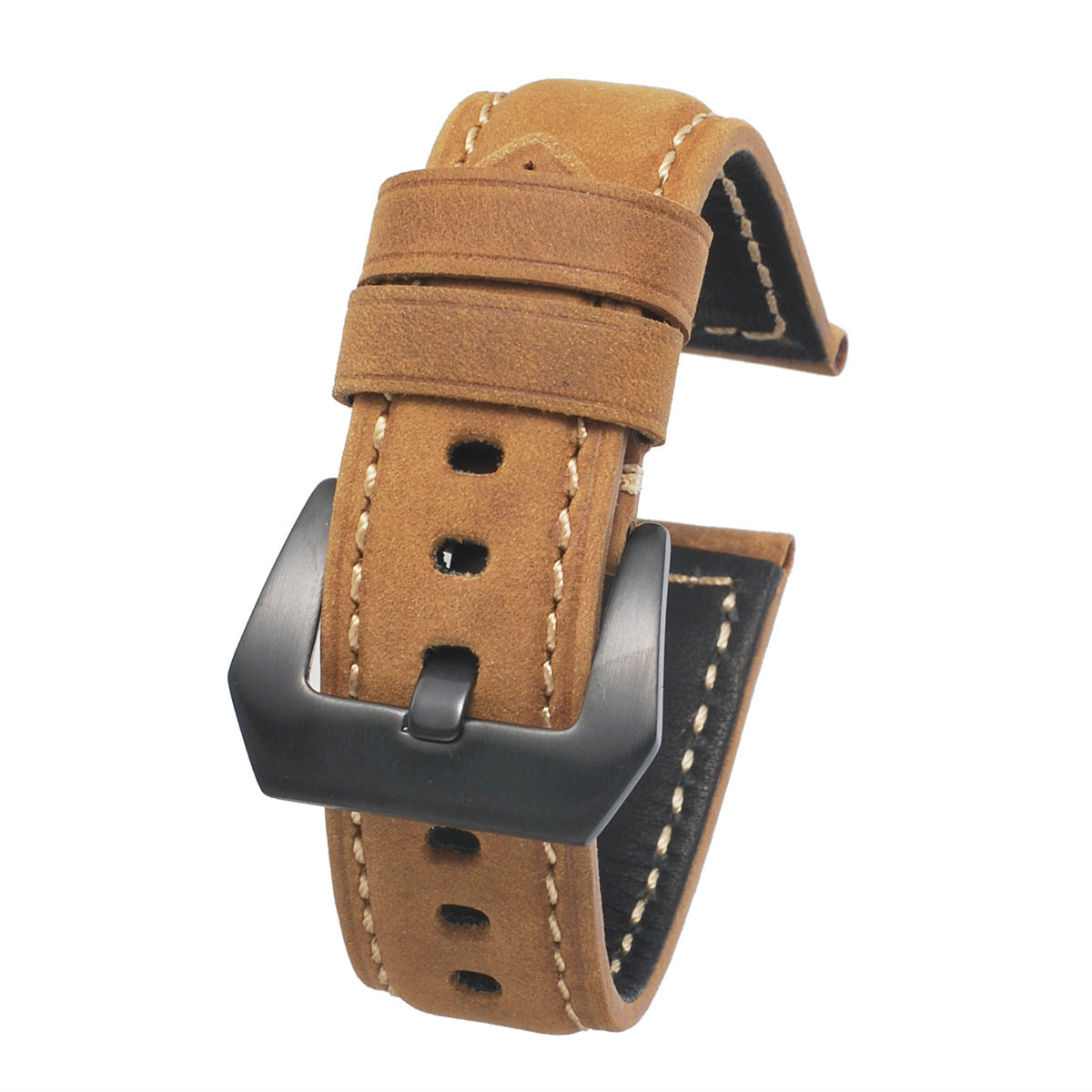 Crazy Horse Leather Strap 20mm 22mm 24mm 26mm Calfskin Quality - ArtOm_farm™ LEATHER