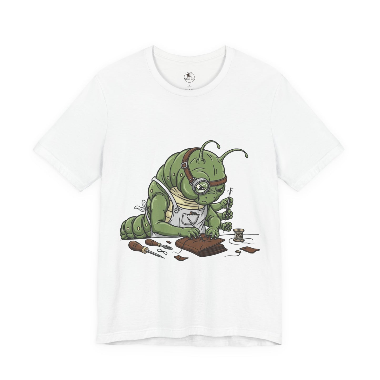 Cute Critter Crafting Tee - Fun Graphic Unisex T-Shirt for Creatives, Perfect Gift for Artsy Individuals - ArtOm_farm™ LEATHER