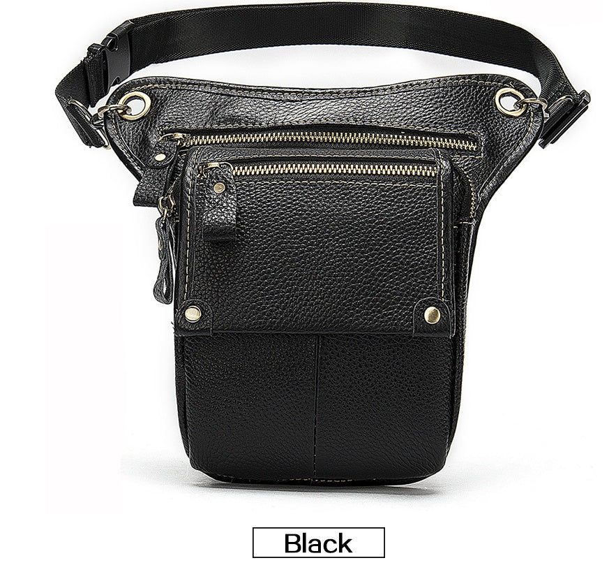 Vintage Leather Crossbody Bag - Timeless Style and Durability - ArtOm_farm™ LEATHER