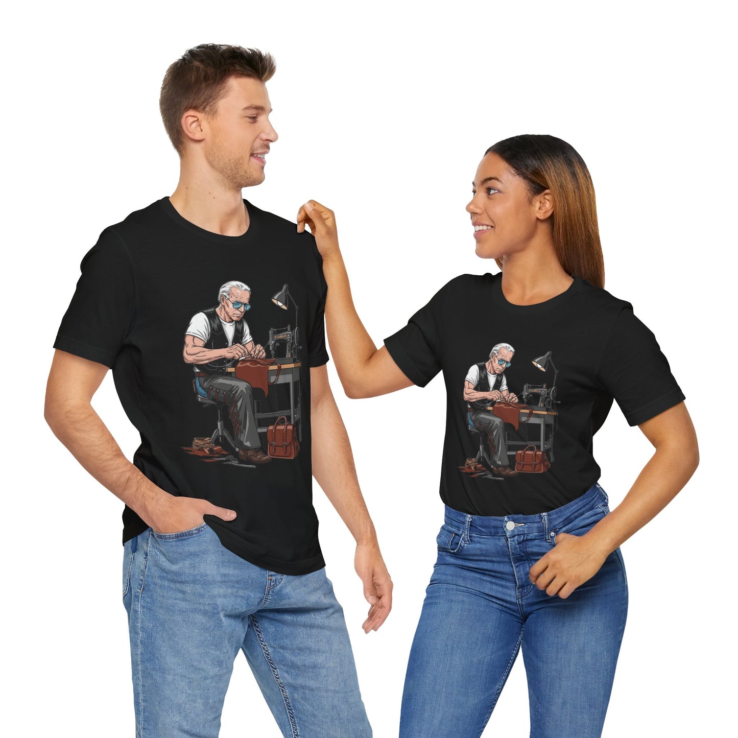 Craftsman Tee for Makers - Perfect Father's Day Gift for Sewing Enthusiasts and Artisan Apparel - ArtOm_farm™ LEATHER