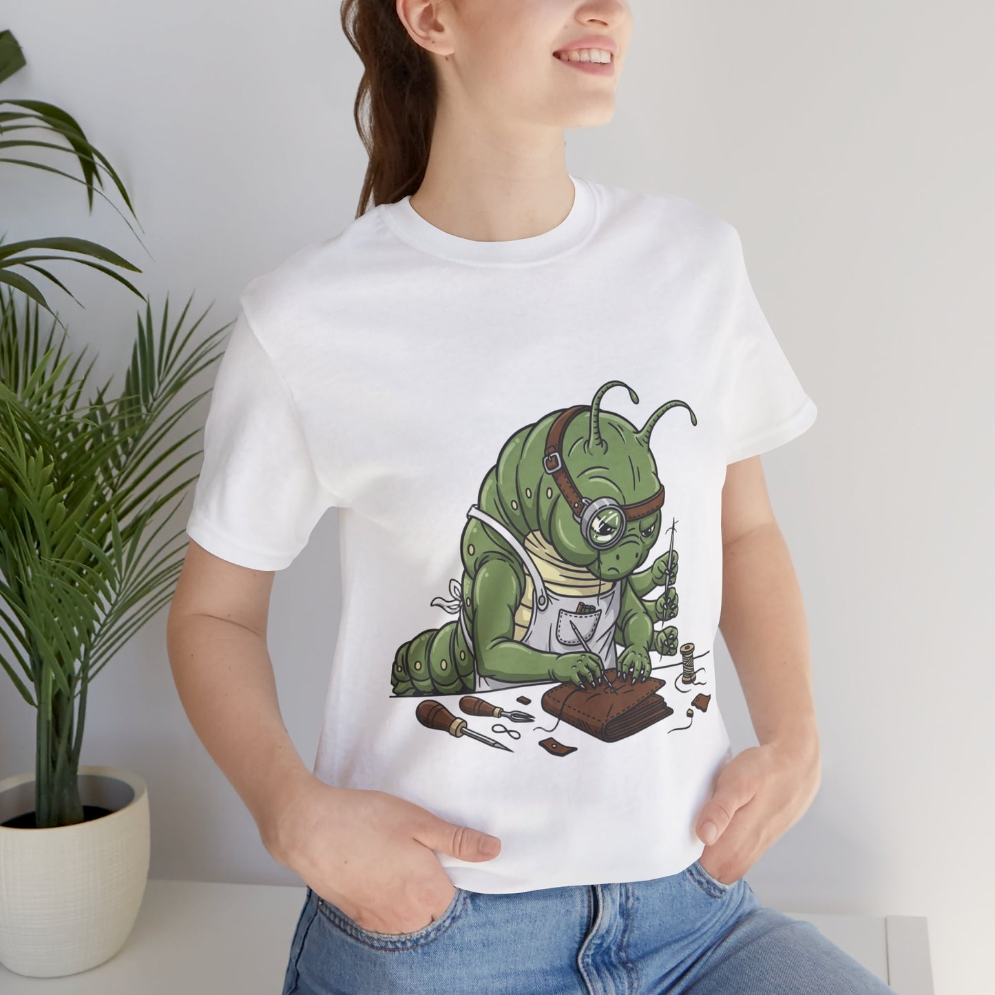 Cute Critter Crafting Tee - Fun Graphic Unisex T-Shirt for Creatives, Perfect Gift for Artsy Individuals - ArtOm_farm™ LEATHER