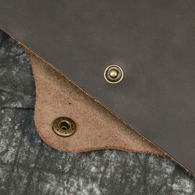 Retro Leather Wallet - Crazy Horse Leather Buckle Men's Wallet