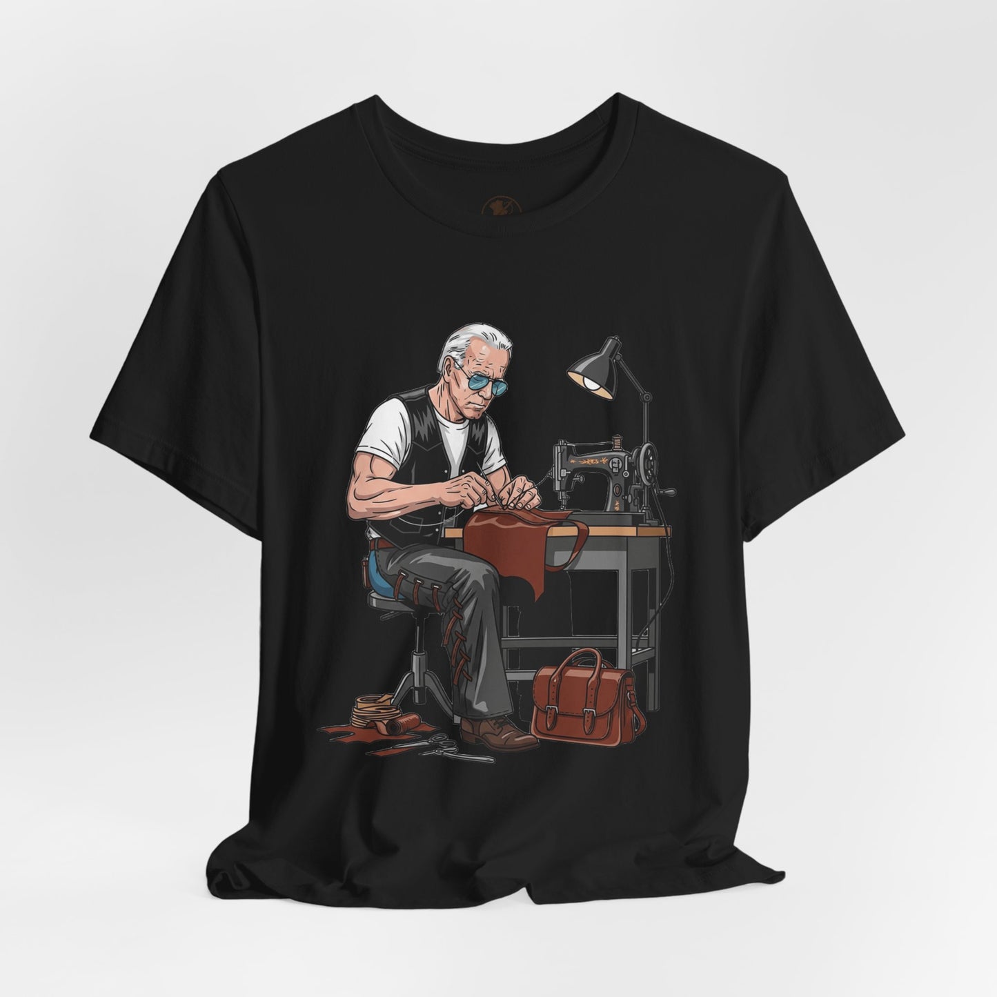 Craftsman Tee for Makers - Perfect Father's Day Gift for Sewing Enthusiasts and Artisan Apparel - ArtOm_farm™ LEATHER