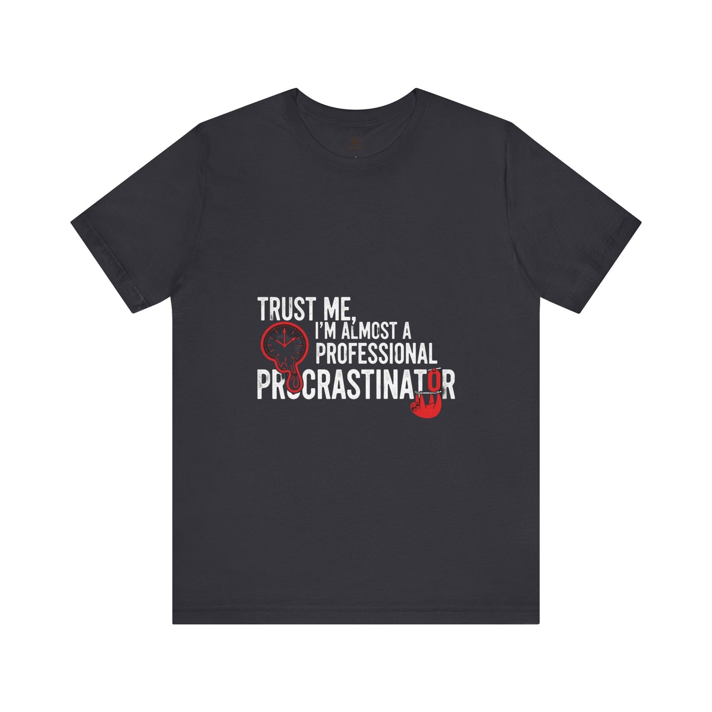 Funny Procrastinator T-Shirt | Humorous Gift for Students | Casual Unisex Graphic Tee - ArtOm_farm™ LEATHER