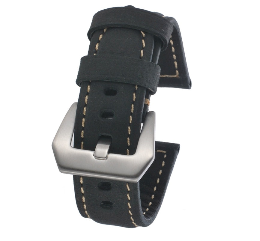 Crazy Horse Leather Strap 20mm 22mm 24mm 26mm Calfskin Quality - ArtOm_farm™ LEATHER