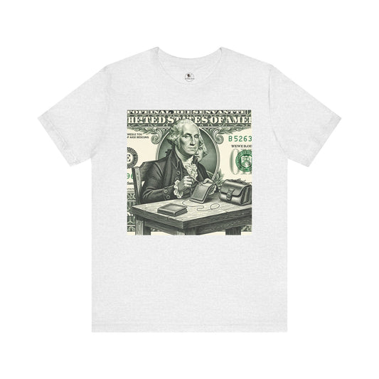 Alexander Hamilton Graphic Tee - Unisex Jersey Shirt for History Lovers, Perfect Father's Day Gift, Vintage Style Casual Wear - ArtOm_farm™ LEATHER