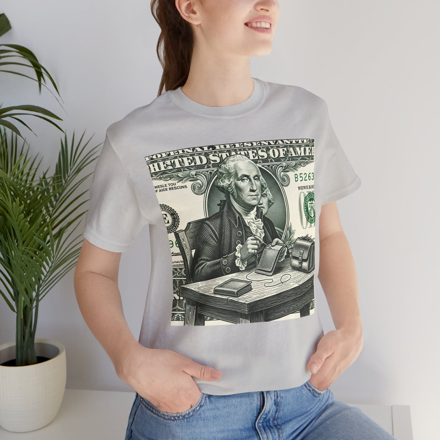 Alexander Hamilton Graphic Tee - Unisex Jersey Shirt for History Lovers, Vintage Style Casual Wear, Great Benjamin Franklin Graphic Tee Gift - ArtOm_farm™ LEATHER