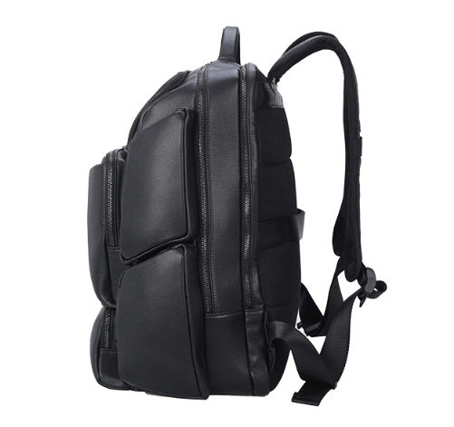 Vintage Leather Computer Backpack - 17-Inch Outdoor Large Capacity Genuine Leather Crazy Horse Style - ArtOm_farm™ LEATHER