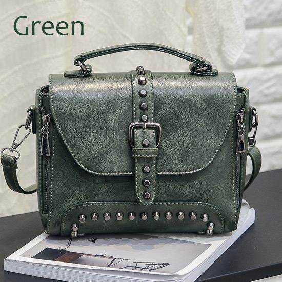 Women Vintage Leather Handbags - Chic Crossbody Design - ArtOm_farm™ LEATHER
