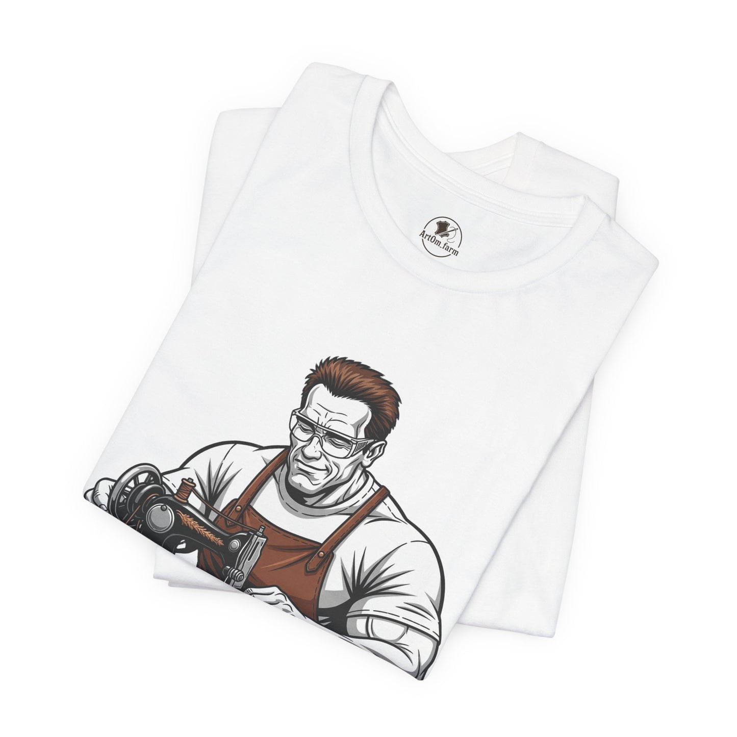 Crafty Masculine Tee - Unique Humor Shirt for Father's Day, Unisex Graphic Tee, Artisan Style Apparel - ArtOm_farm™ LEATHER