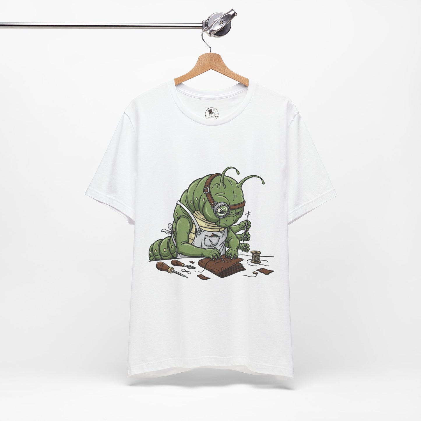 Cute Critter Crafting Tee - Fun Graphic Unisex T-Shirt for Creatives, Perfect Gift for Artsy Individuals - ArtOm_farm™ LEATHER