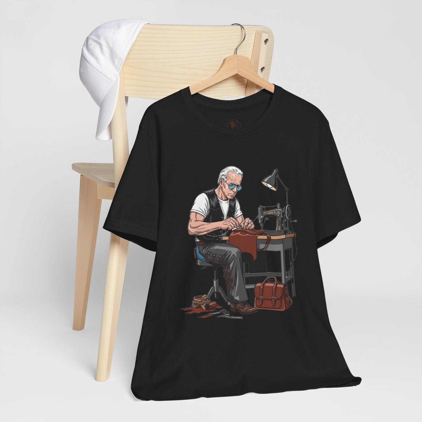 Craftsman Tee for Makers - Perfect Father's Day Gift for Sewing Enthusiasts and Artisan Apparel - ArtOm_farm™ LEATHER