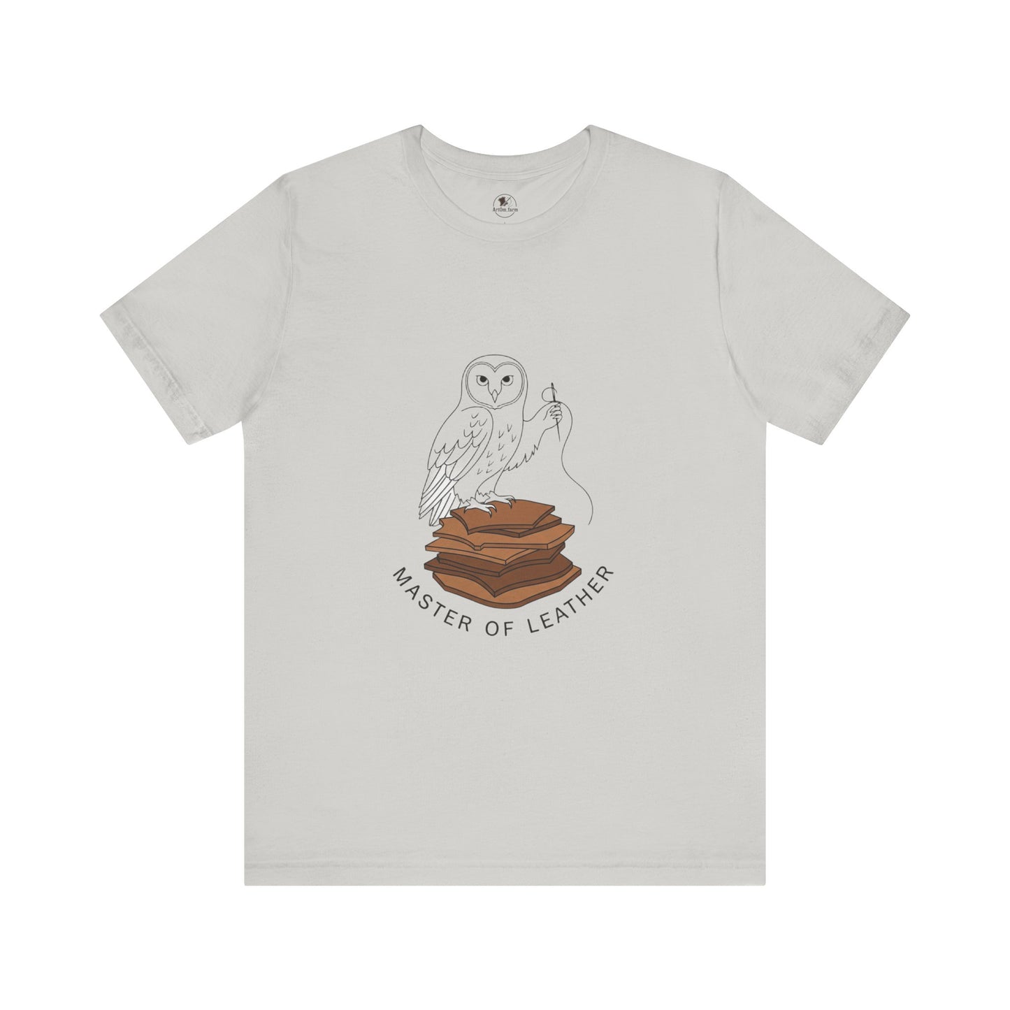 Master of Leather Tee - Ideal for Craftsmen, Creative Gifts, Casual Wear, and Artistic Celebrations - ArtOm_farm™ LEATHER