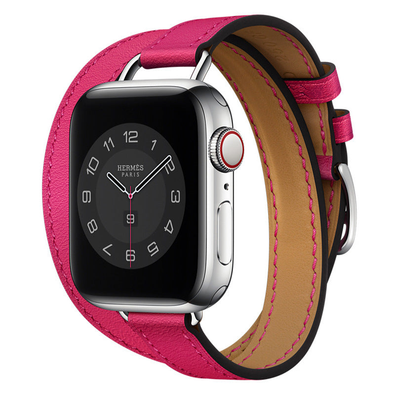 Love Horse Series Watch - Leather Strap Small Waist Double Circle Slim - ArtOm_farm™ LEATHER