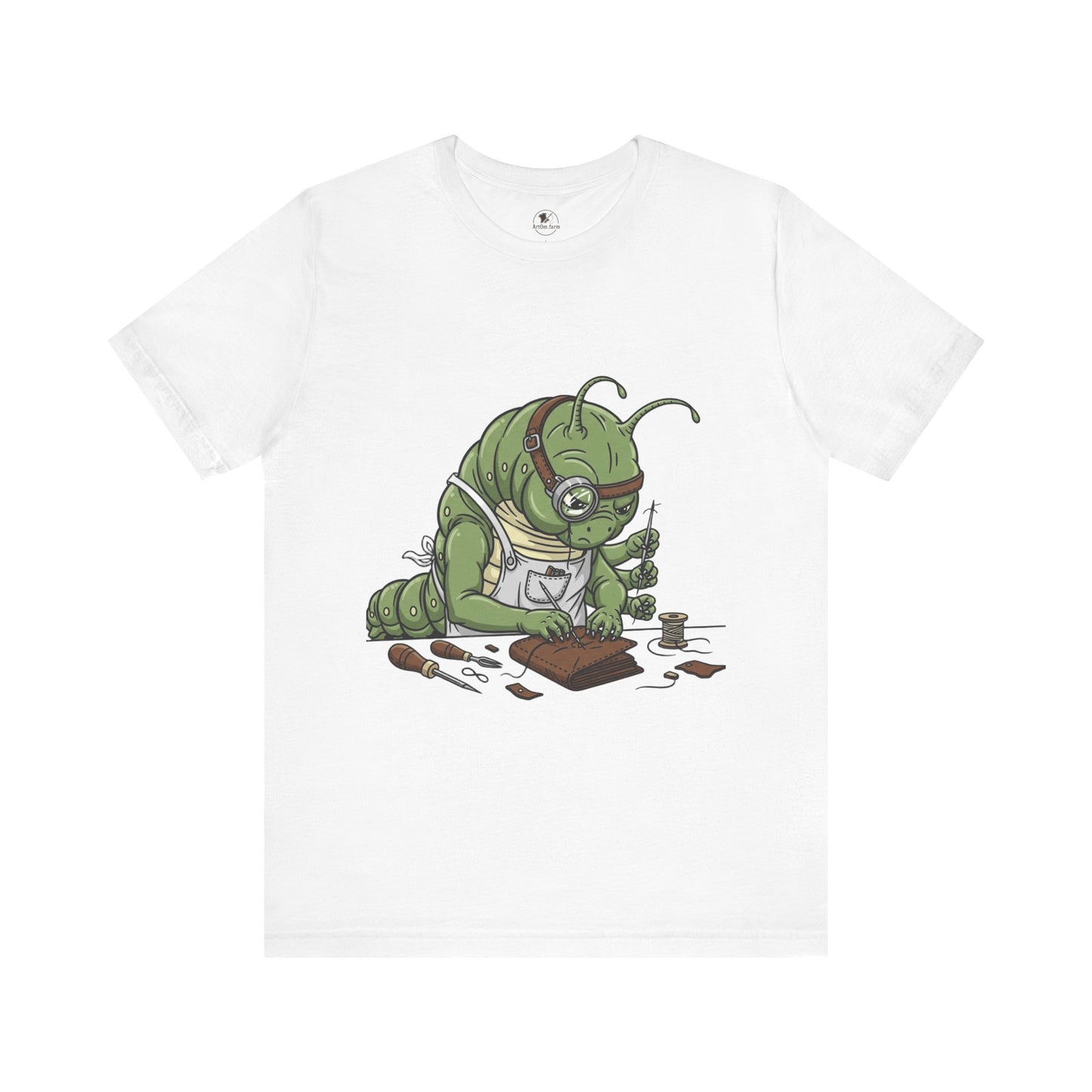 Cute Critter Crafting Tee - Fun Graphic Unisex T-Shirt for Creatives, Perfect Gift for Artsy Individuals - ArtOm_farm™ LEATHER