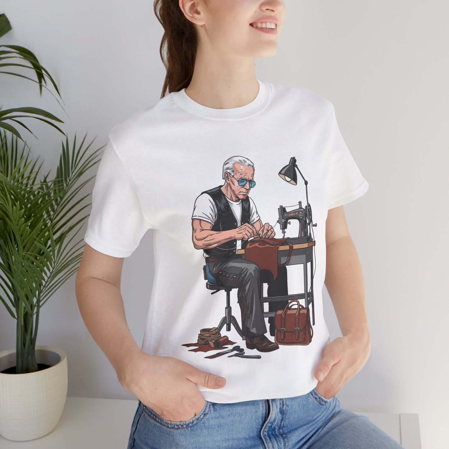 Craftsman Tee for Makers - Perfect Father's Day Gift for Sewing Enthusiasts and Artisan Apparel - ArtOm_farm™ LEATHER