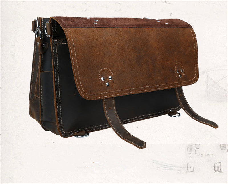 European and American Retro Crazy Horse Leather Handmade Craftsmanship - ArtOm_farm™ LEATHER