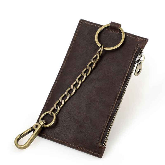 Genuine Crazy Horse Leather Cardholder - Stylish and Durable Wallet for Everyday Use - ArtOm_farm™ LEATHER