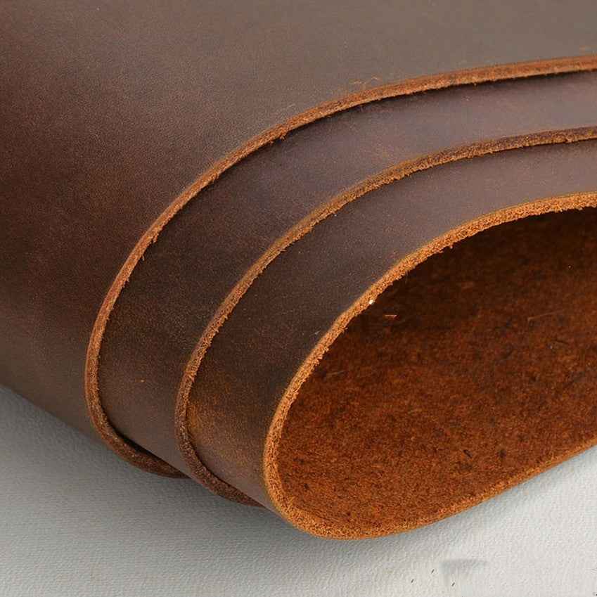 Vintage Leather Notebook - Timeless Writing Experience with Crazy Horse Leather Design - ArtOm_farm™ LEATHER