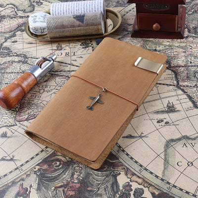 Vintage Leather Traveler's Notebook - Timeless Elegance for Your Thoughts - ArtOm_farm™ LEATHER