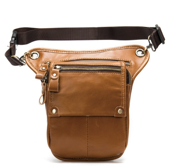 Vintage Leather Crossbody Bag - Timeless Style and Durability - ArtOm_farm™ LEATHER