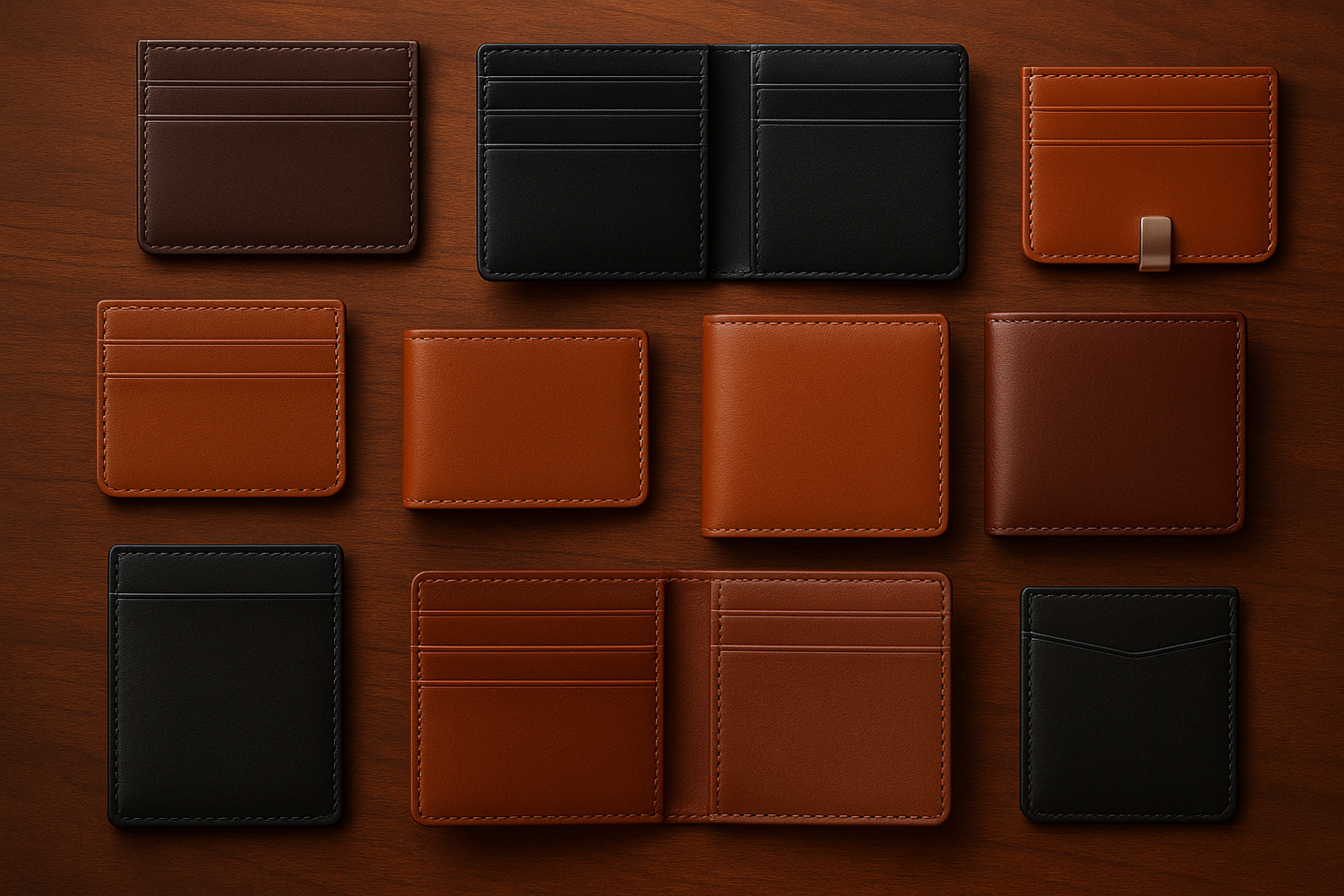 Card Holders Collection - Stylish and Functional Wallets for Every Occasion - ArtOm_farm™ LEATHER