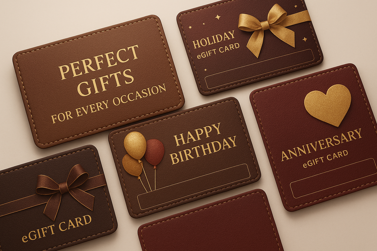 eGift Cards for All Occasions: Perfect Gifts for Every Celebration - ArtOm_farm™ LEATHER 