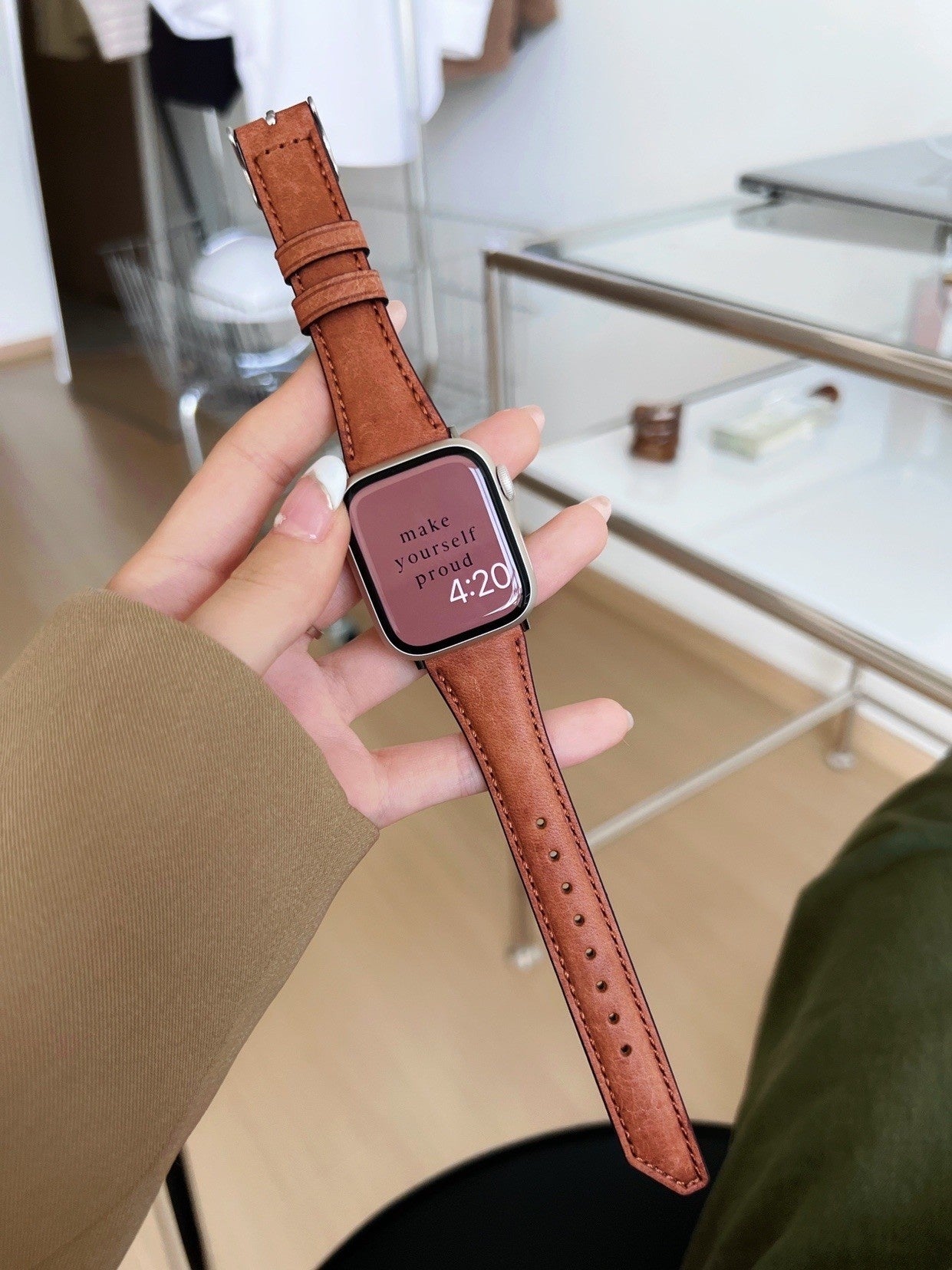 Homemade Vintage Leather Watch Strap for Ultimate Comfort - ArtOm_farm™ LEATHER 