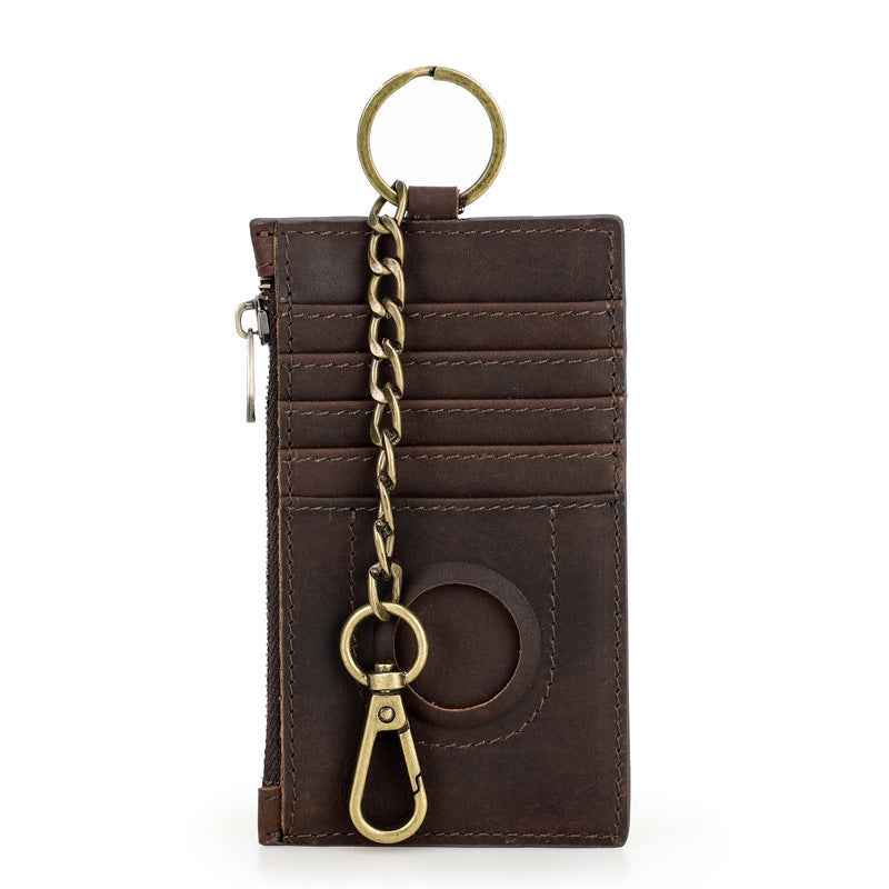 Genuine Crazy Horse Leather Cardholder - Stylish and Durable Wallet for Everyday Use - ArtOm_farm™ LEATHER
