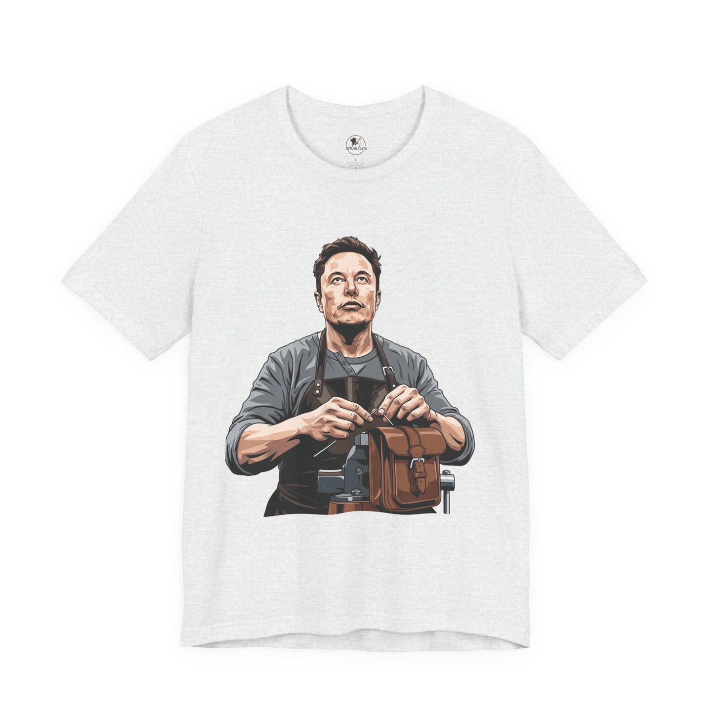 Creative Innovator Tee - Perfect Humor T-Shirt for Tech Enthusiasts and Engineers - ArtOm_farm™ LEATHER