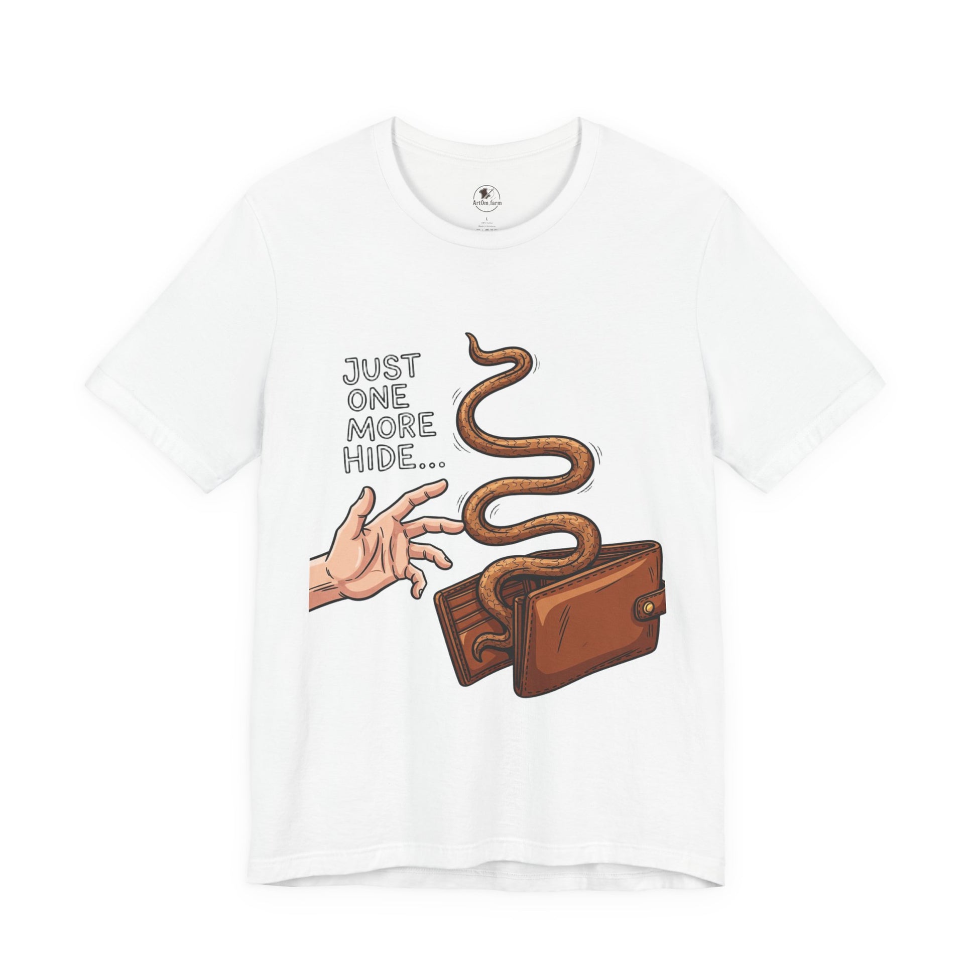 Quirky Tees for Fun Lovers - Perfect Casual Wear for Gifts, Parties, and Everyday Humor - ArtOm_farm™ LEATHER