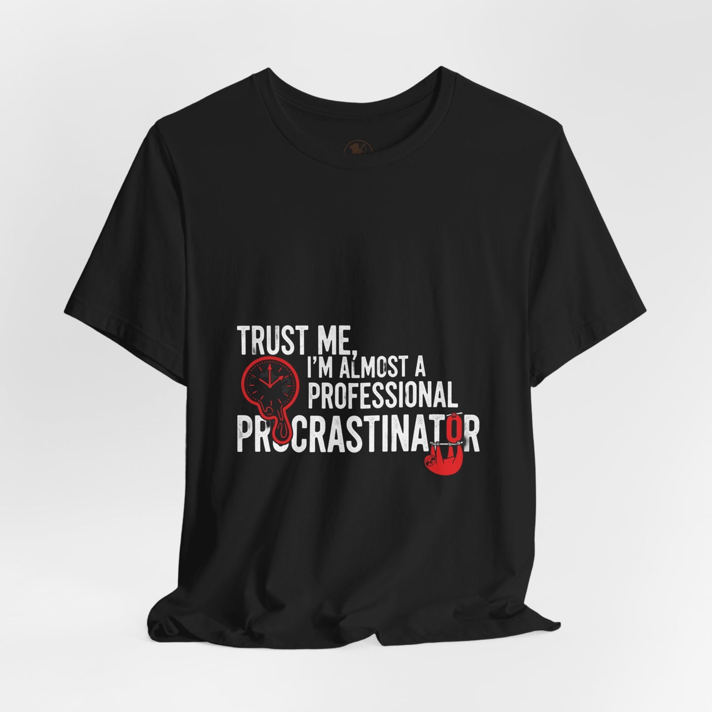 Funny Procrastinator T-Shirt | Humorous Gift for Students | Casual Unisex Graphic Tee - ArtOm_farm™ LEATHER