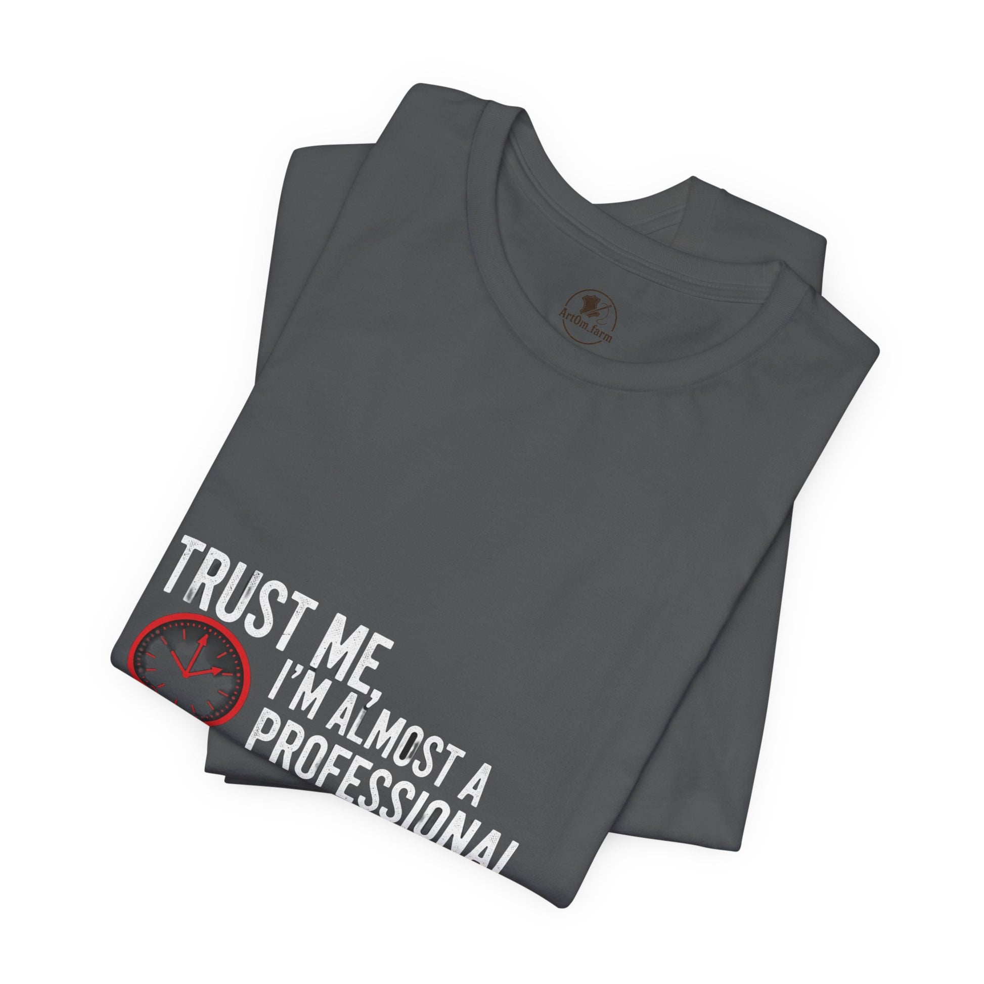 Funny Procrastinator T-Shirt | Humorous Gift for Students | Casual Unisex Graphic Tee - ArtOm_farm™ LEATHER 