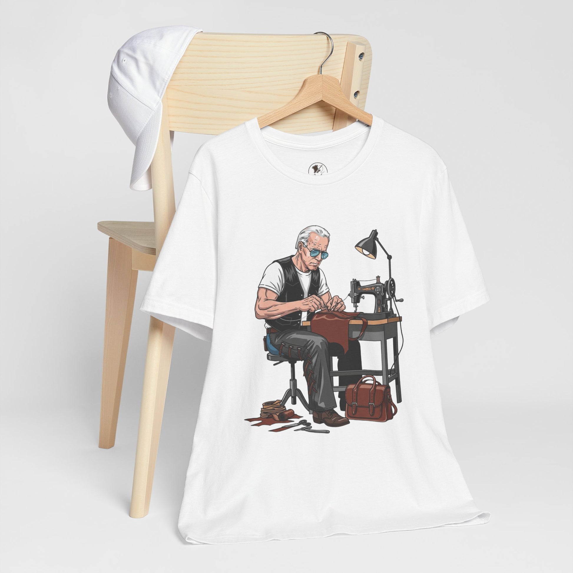Craftsman Tee for Makers - Perfect Father's Day Gift for Sewing Enthusiasts and Artisan Apparel - ArtOm_farm™ LEATHER