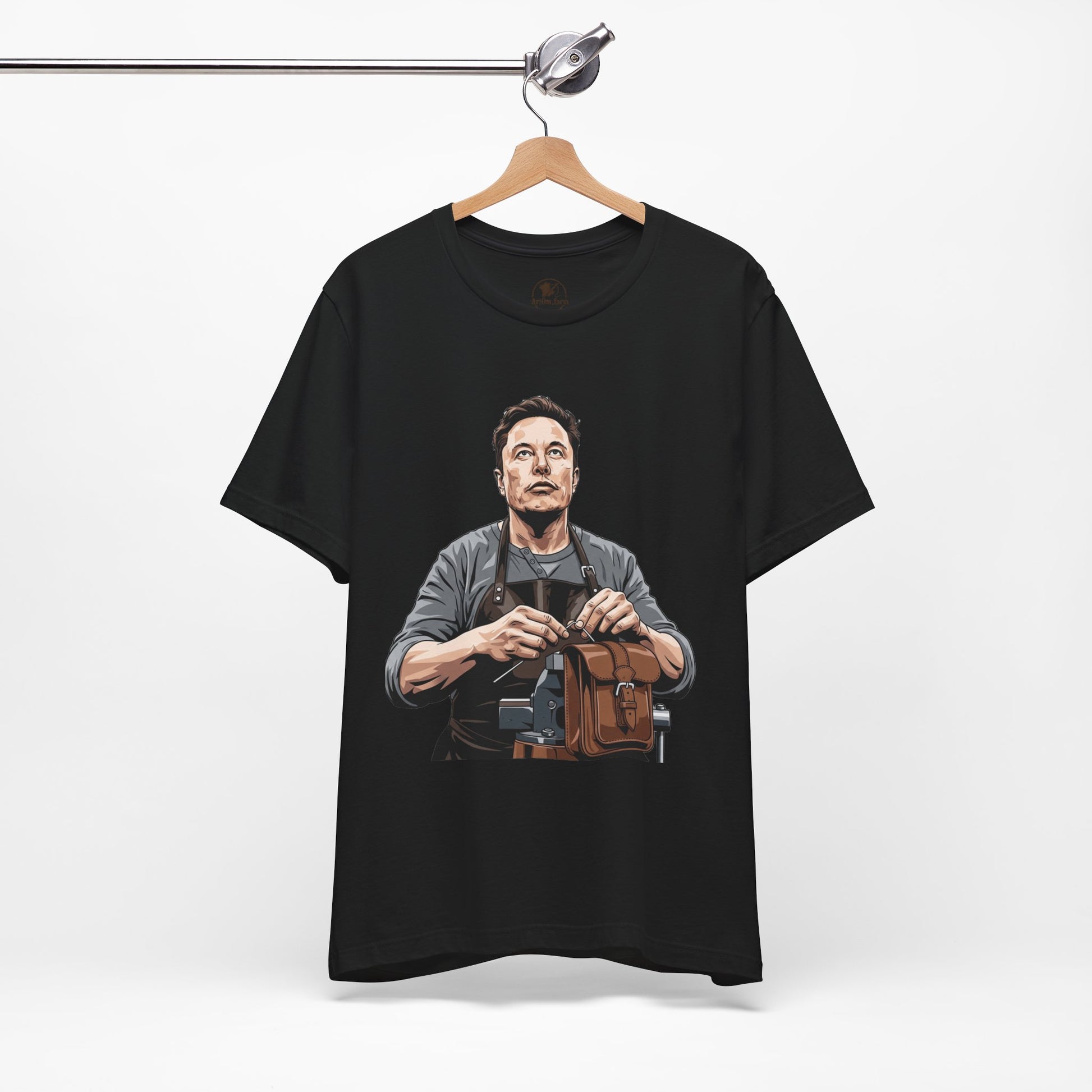 Creative Innovator Tee - Perfect Humor T-Shirt for Tech Enthusiasts and Engineers - ArtOm_farm™ LEATHER 